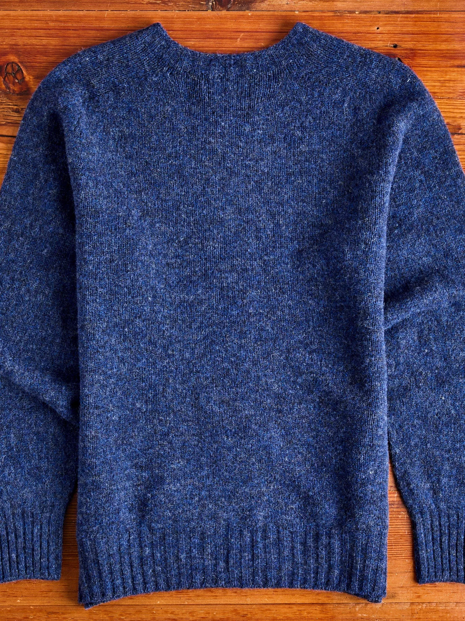 "Birth of the Cool" Wool Sweater in Denim