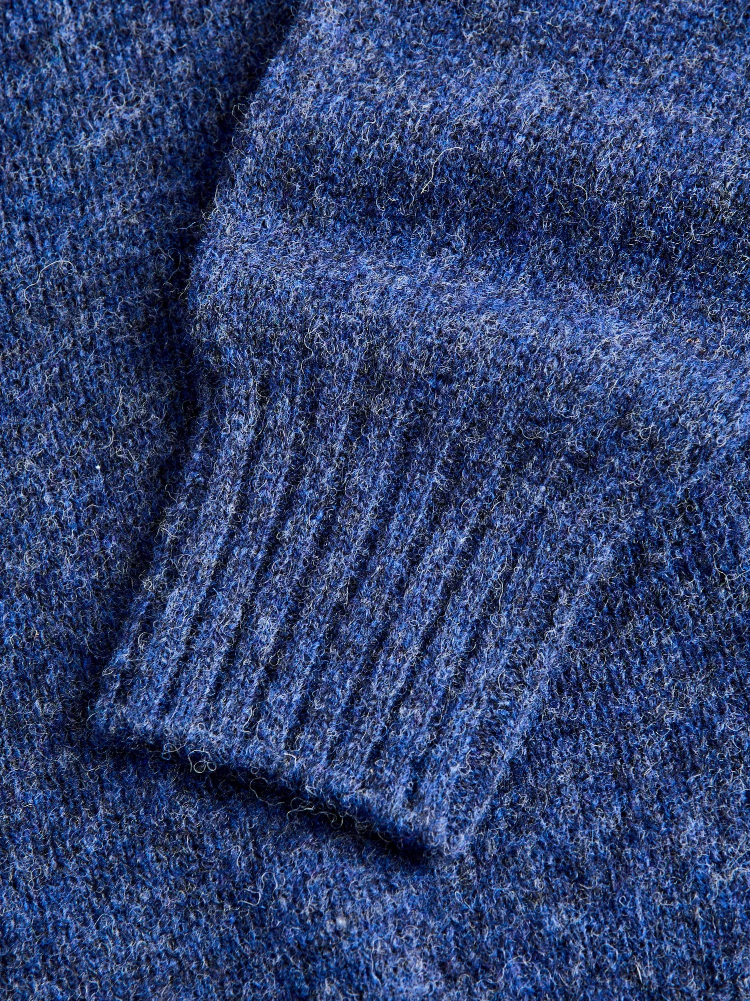 "Birth of the Cool" Wool Sweater in Denim