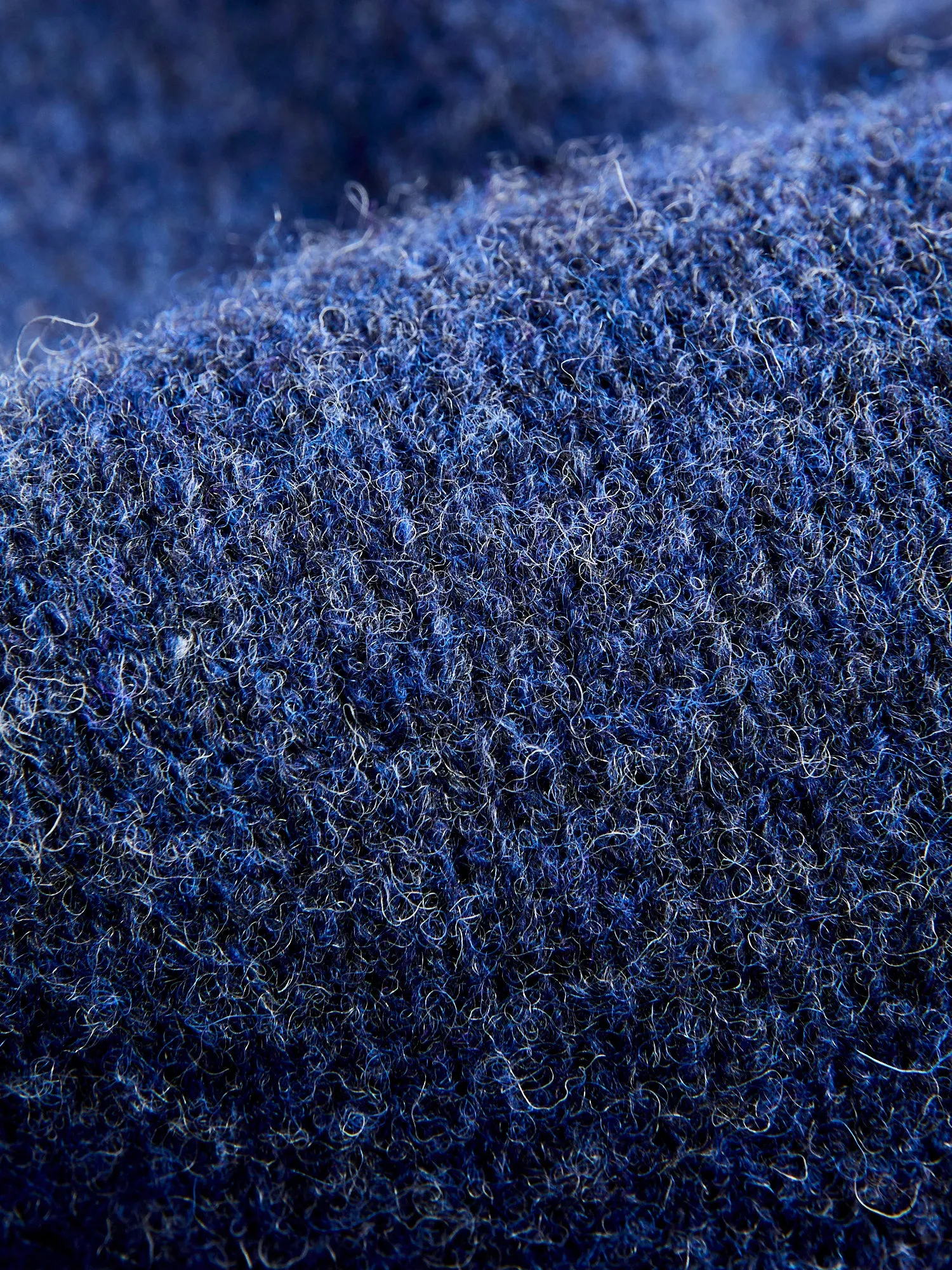 "Birth of the Cool" Wool Sweater in Denim