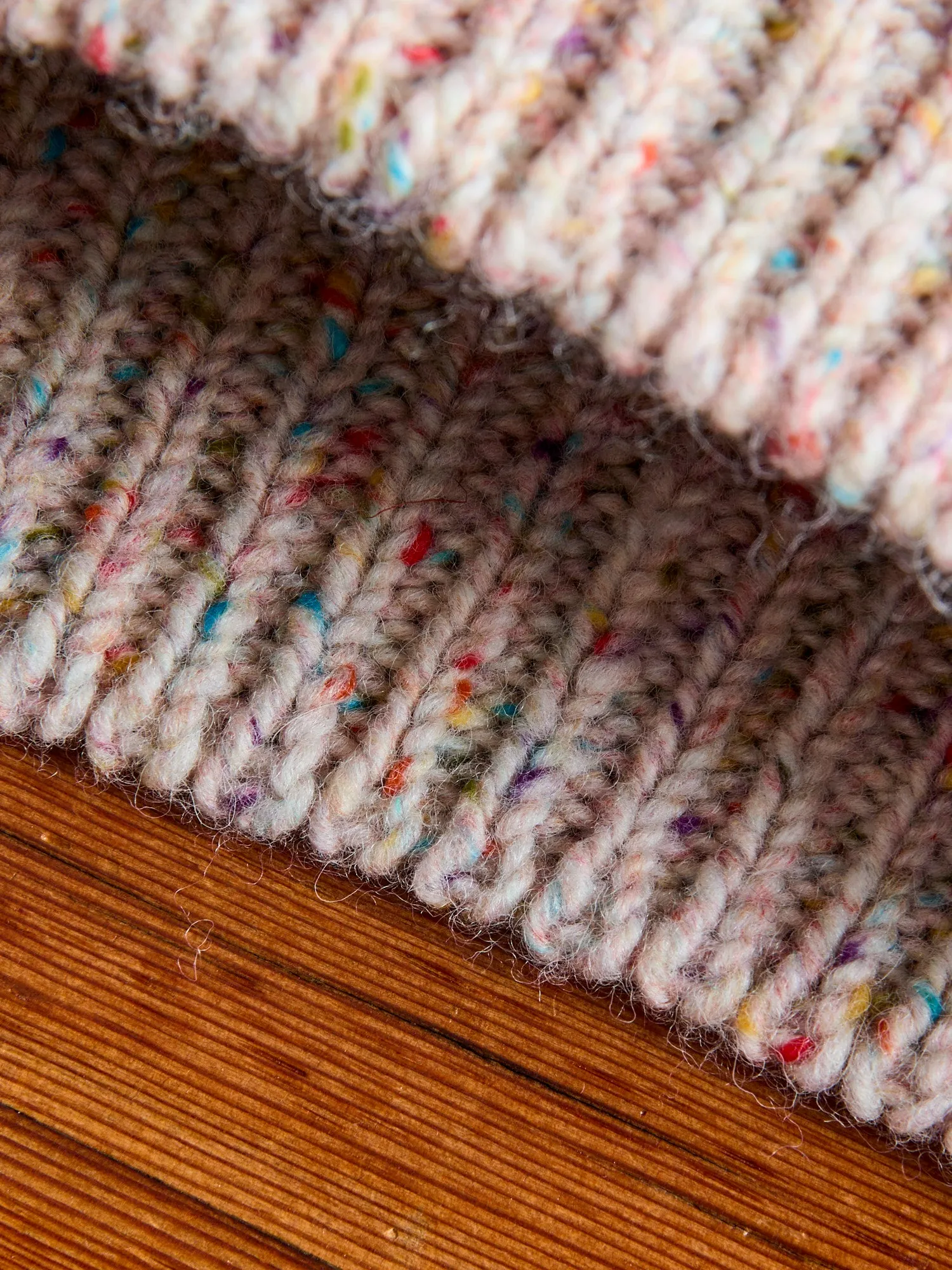 "Taste Of The Future" Wool Knit Sweater in Intergalactic