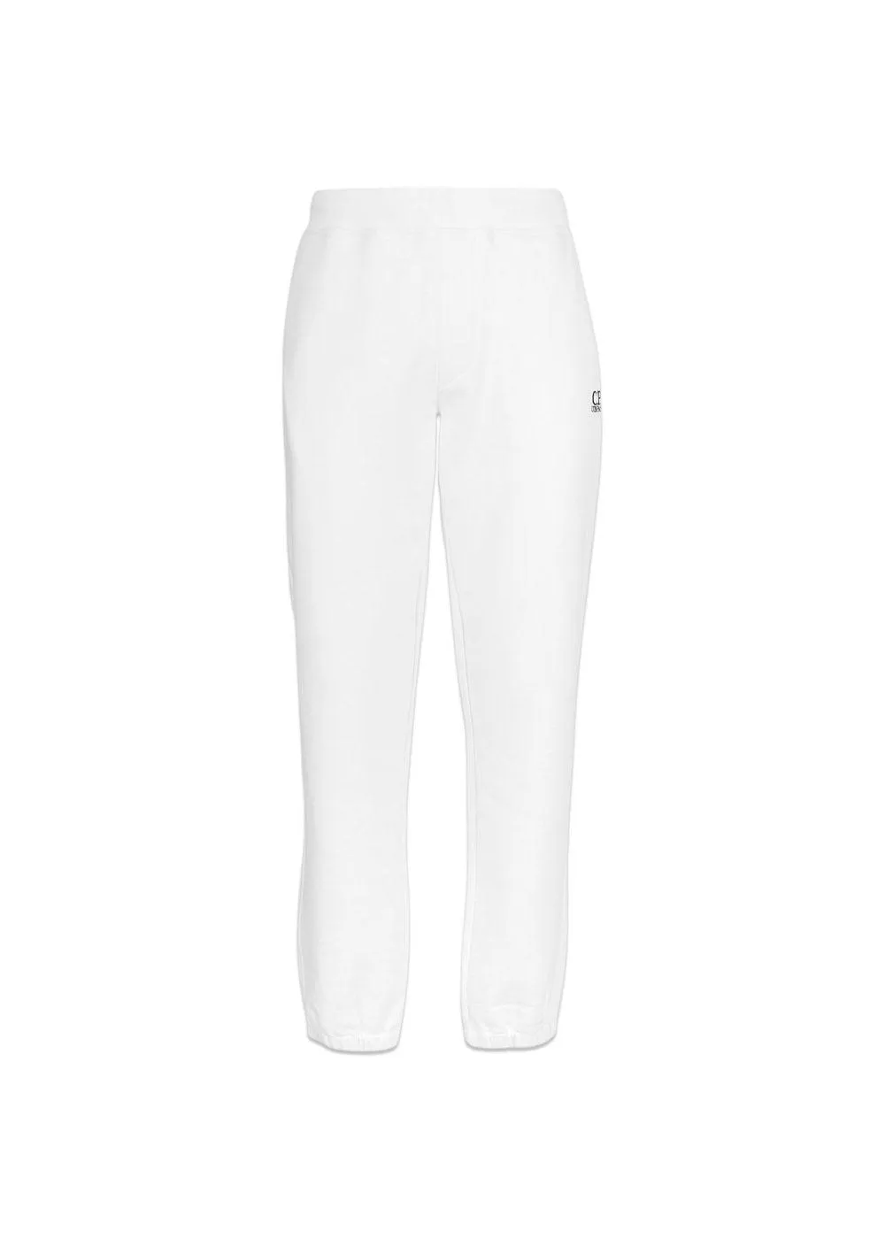 Sweatpants Jogging Pant Diagonal Raised Fleece - Gauze White