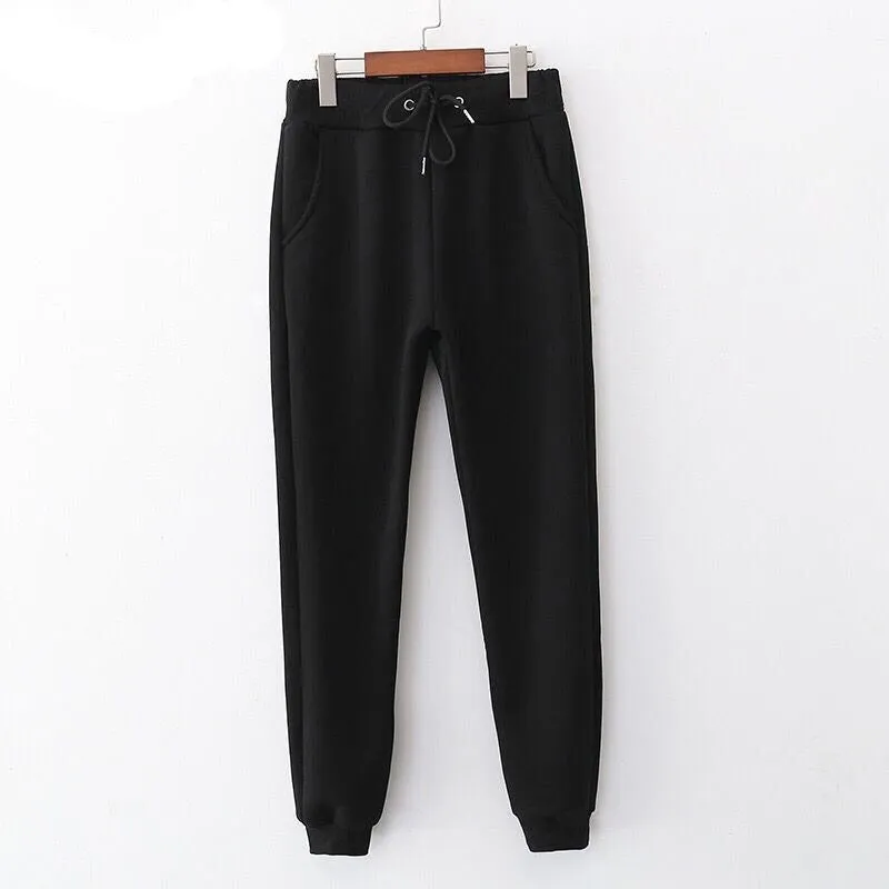 Thick Warm Winter Loose High Waist Sweatpants