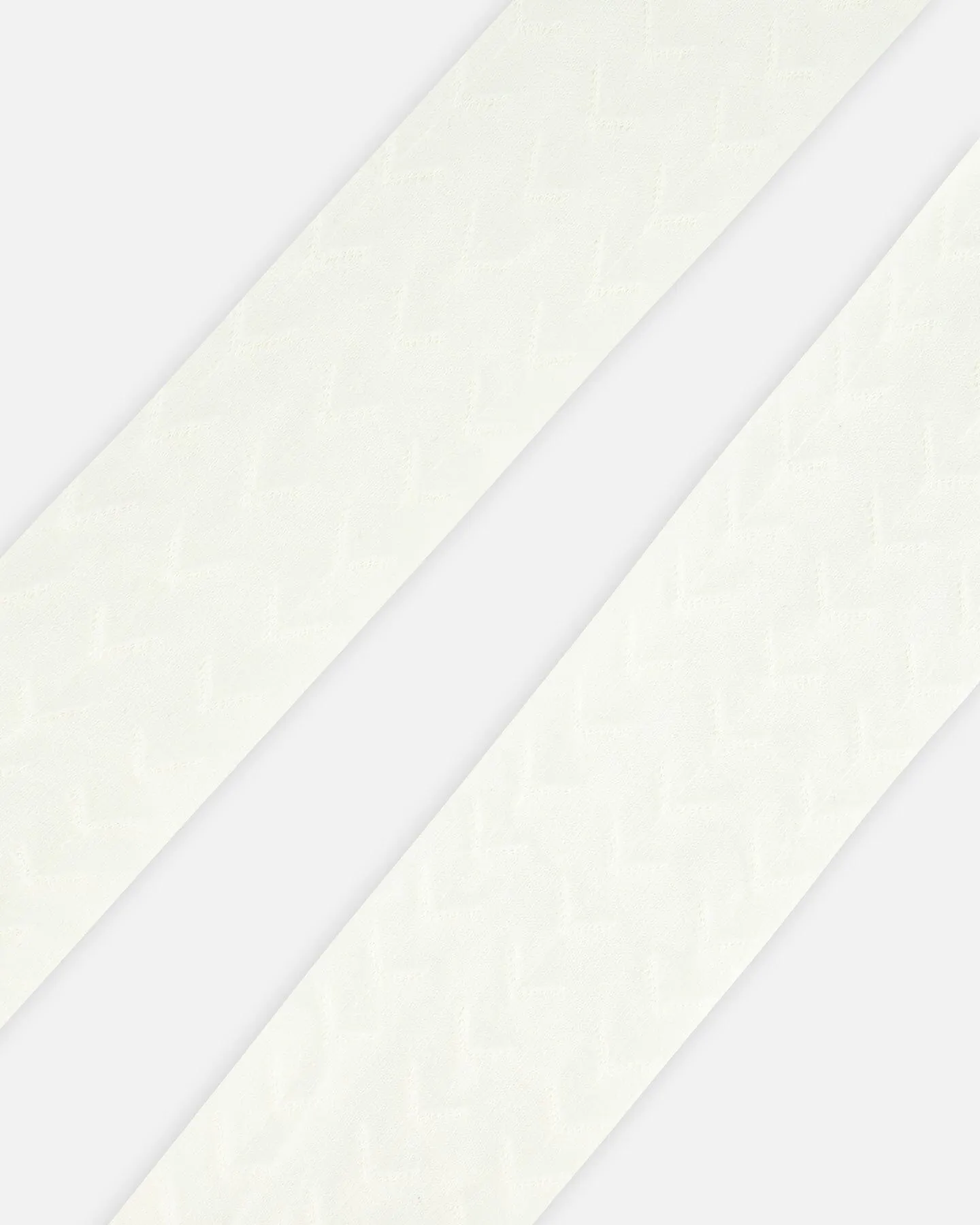 Tonal Jacquard Tights Off White