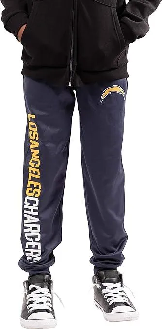 Ultra Game NFL Official Youth Super Soft Game Day Jogger Sweatpants, Los Angeles Chargers|Los Angeles Chargers