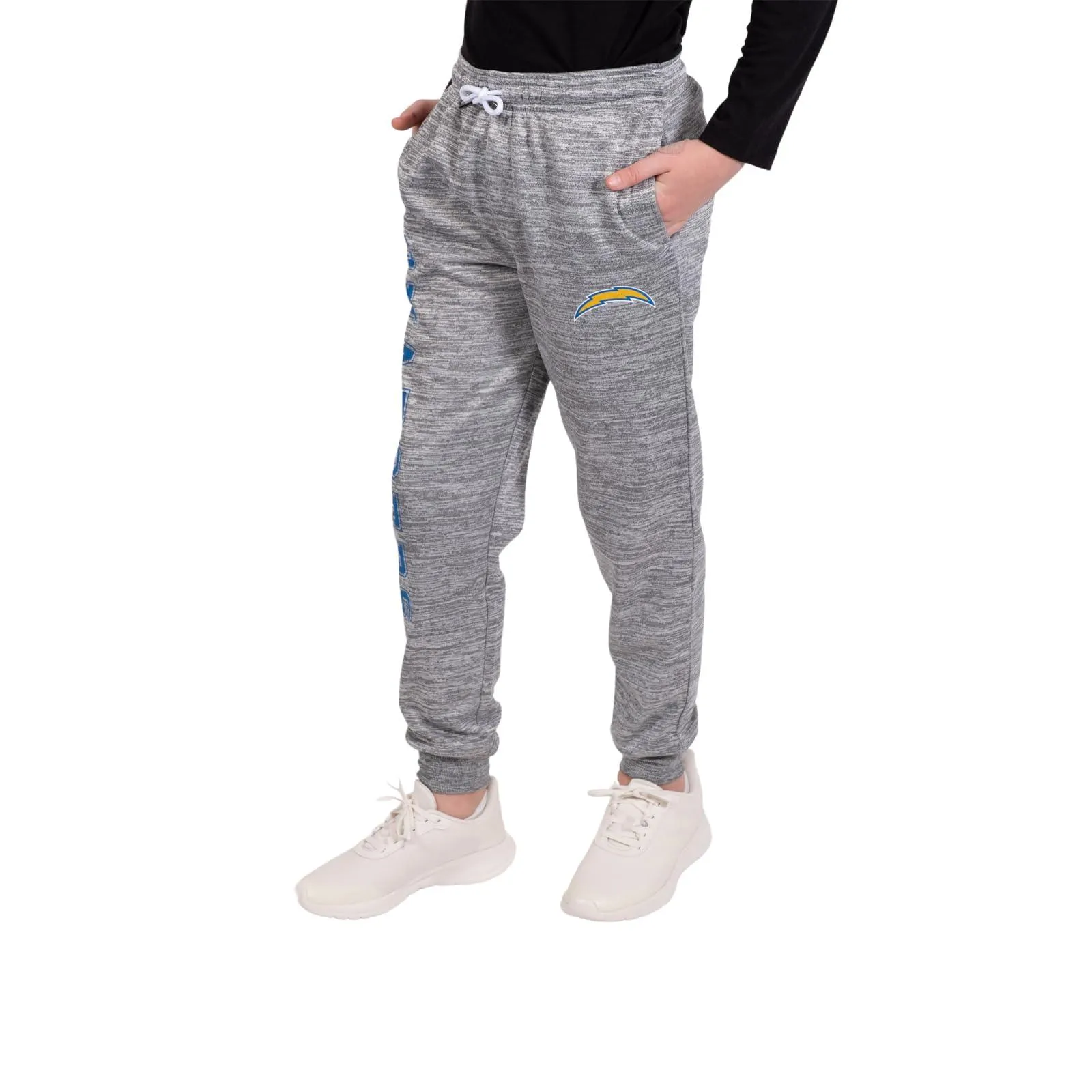Ultra Game NFL Official Youth Super Soft Game Day Jogger Sweatpants, Los Angeles Chargers|Los Angeles Chargers