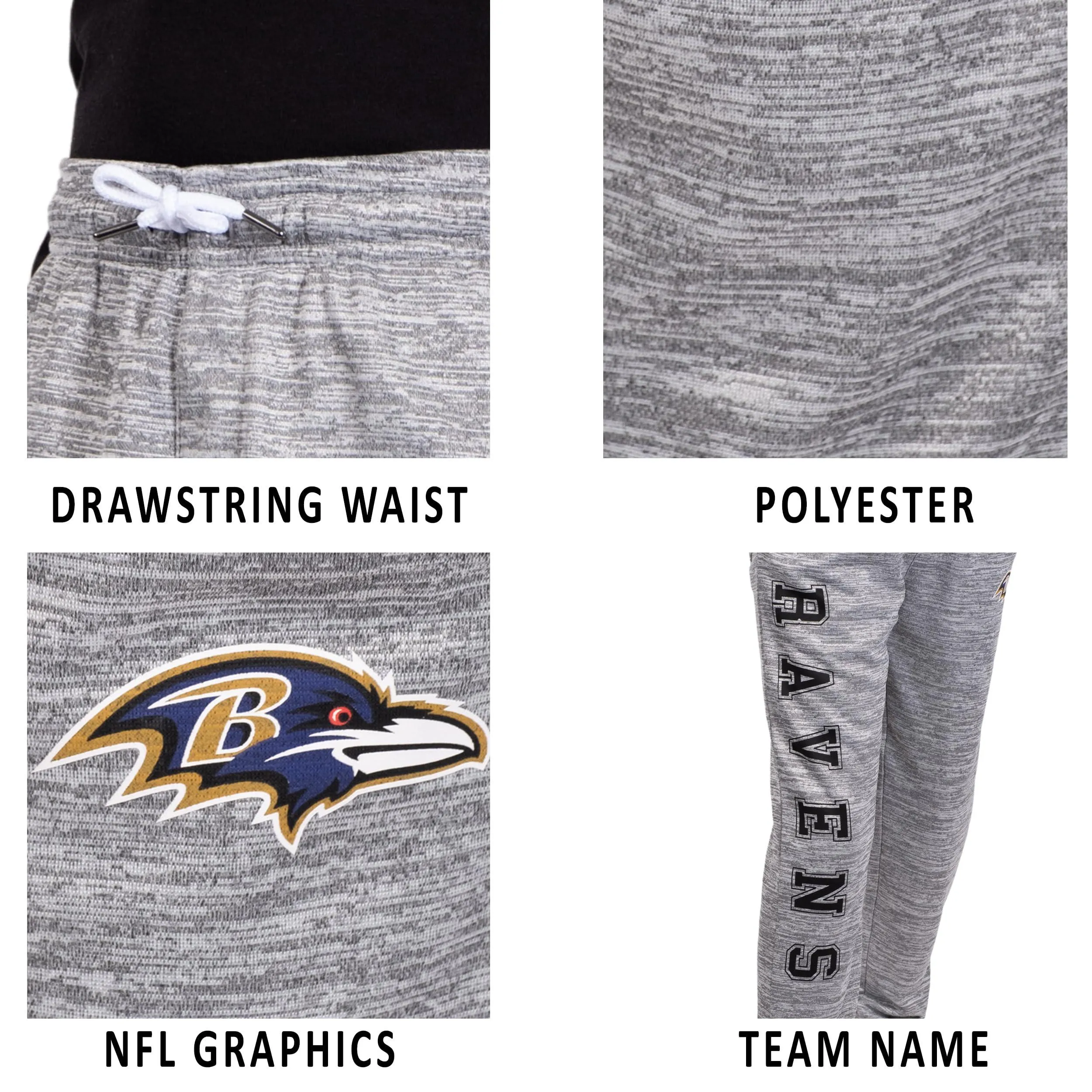 Ultra Game NFL Official Youth Super Soft Game Day Jogger Sweatpants, Los Angeles Chargers|Los Angeles Chargers