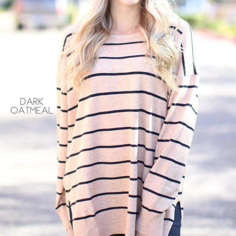 Ultra Soft Striped Tunic | S-3XL