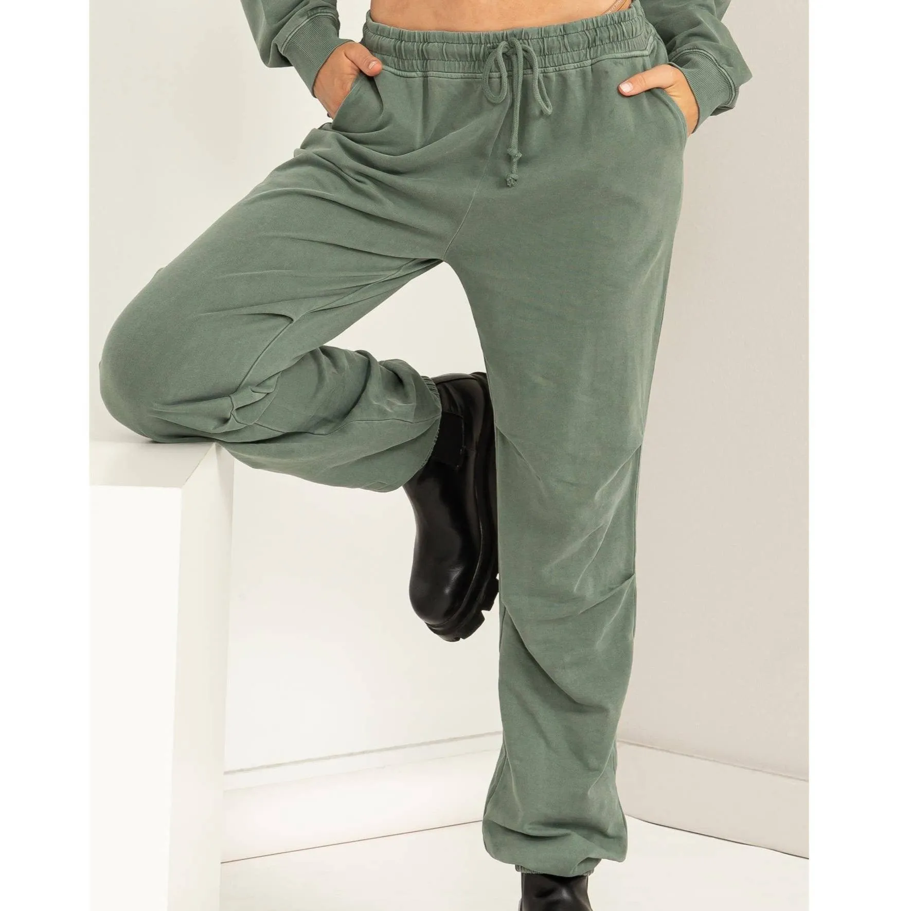 Weekender Drawstring Sweatpants (Green)