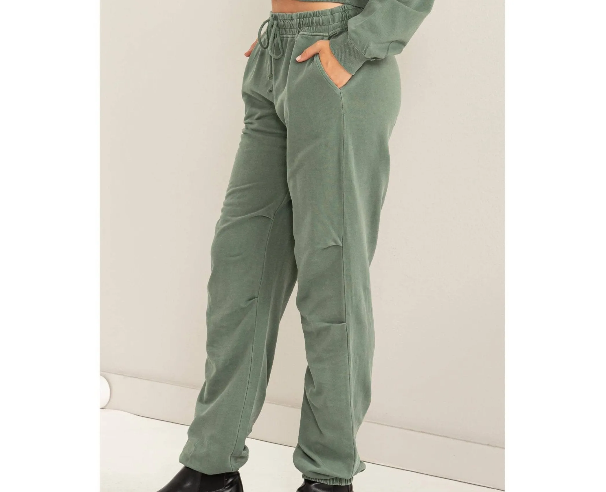 Weekender Drawstring Sweatpants (Green)