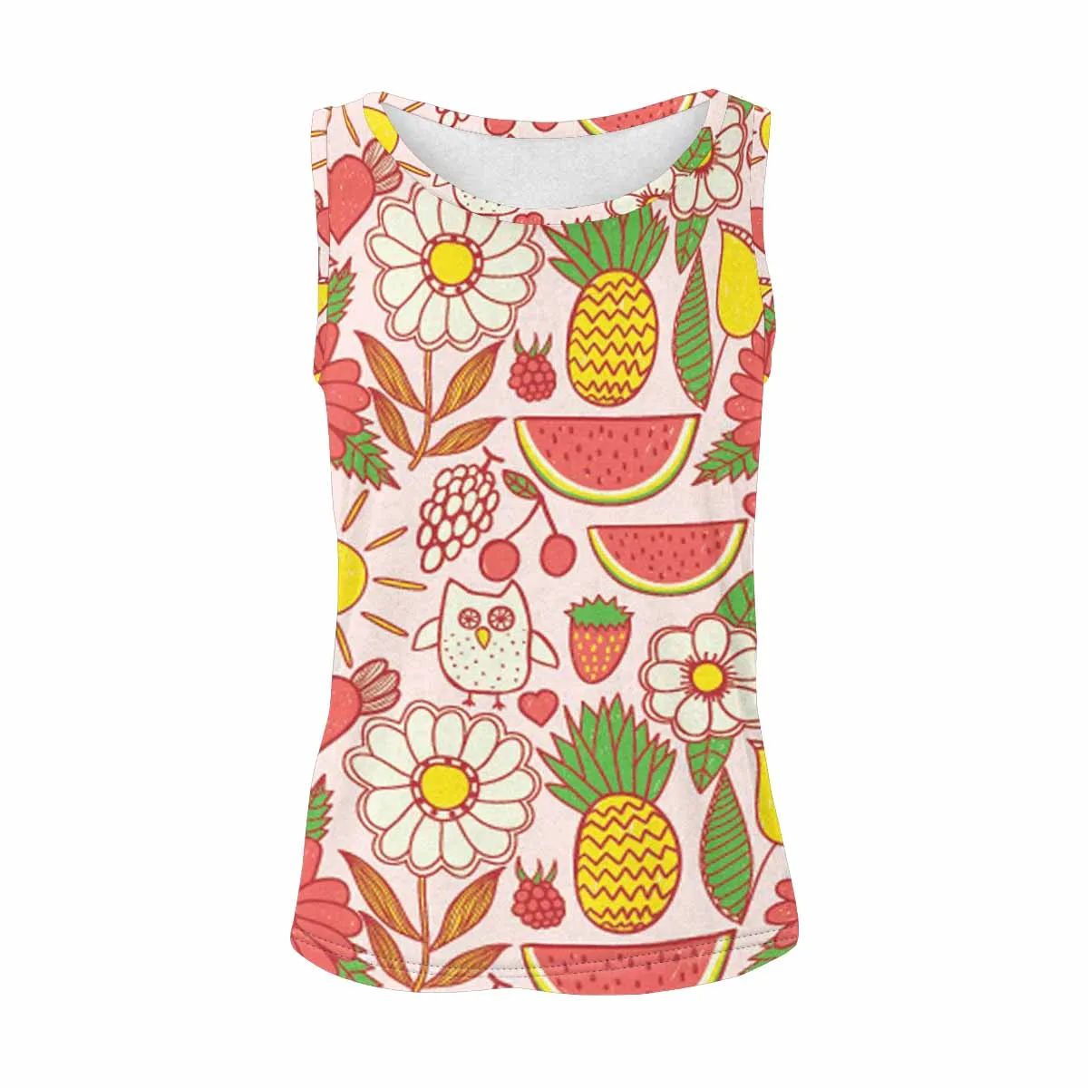 Womens Tank Tops print with cute fresh fruits