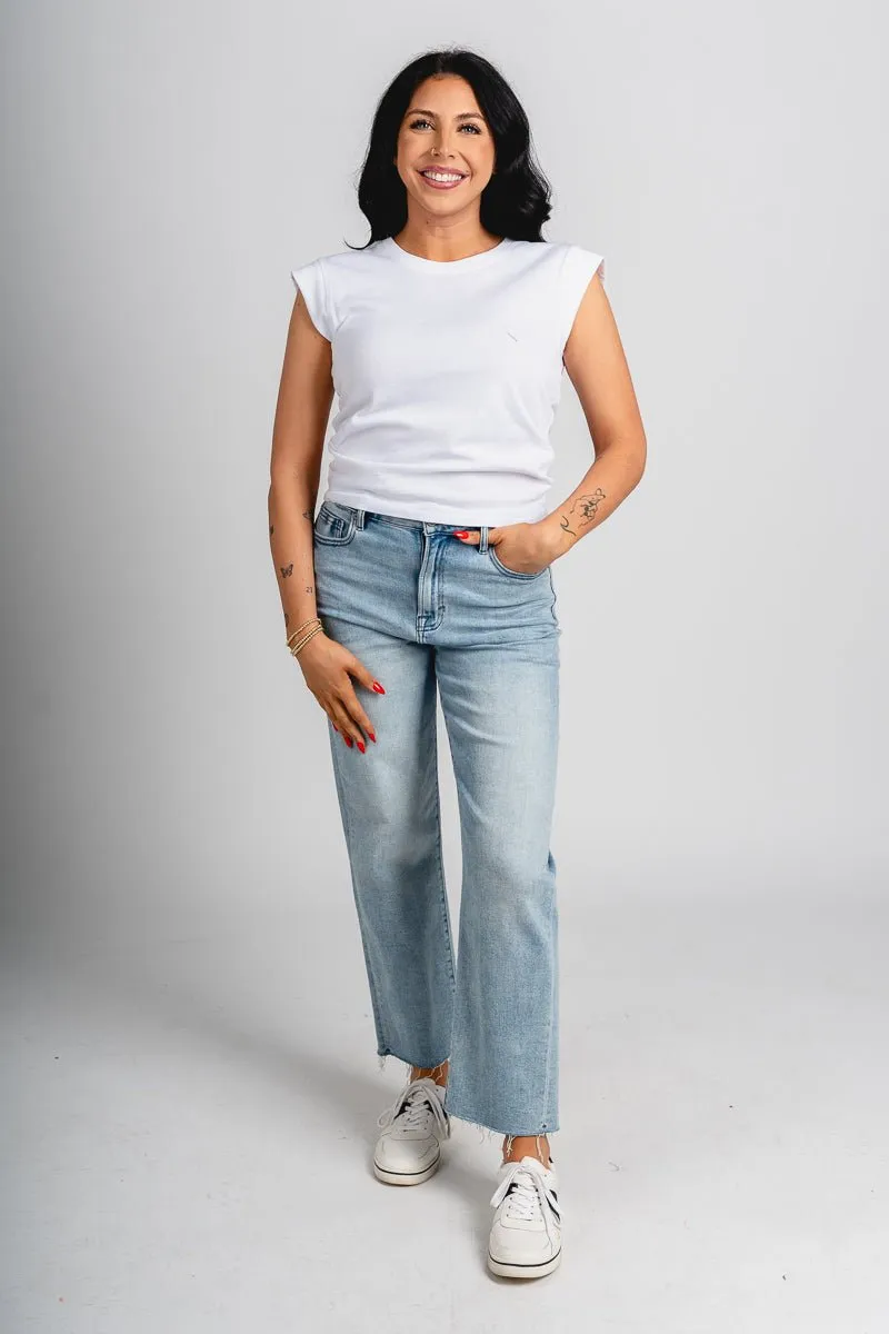 Z Supply Camino top white